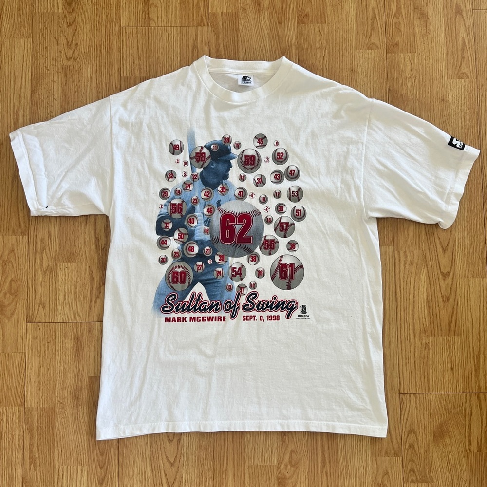 Vintage Starter Mark McGwire Tee - SZ XL